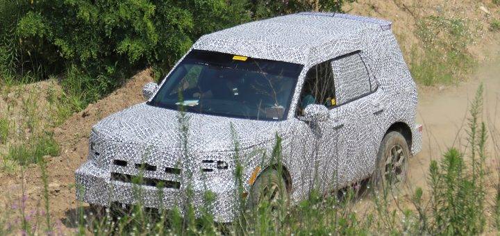 Ford Bronco Sport Ford Baby Adventurer/Baby Bronco - Automobile Future-Baby-Ford-Bronco-Prototype-Testing-July-2019-Exterior-005-720x340