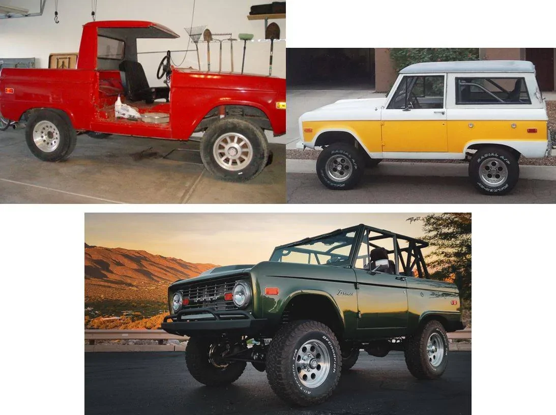 Ford Bronco Sport My '74 Bronco Build: F8 LUBR Before and After