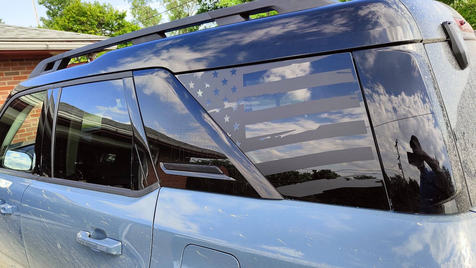 Ford Bronco Sport Did some things tonight - Hood decal and the hood protector. IMG20210604171443