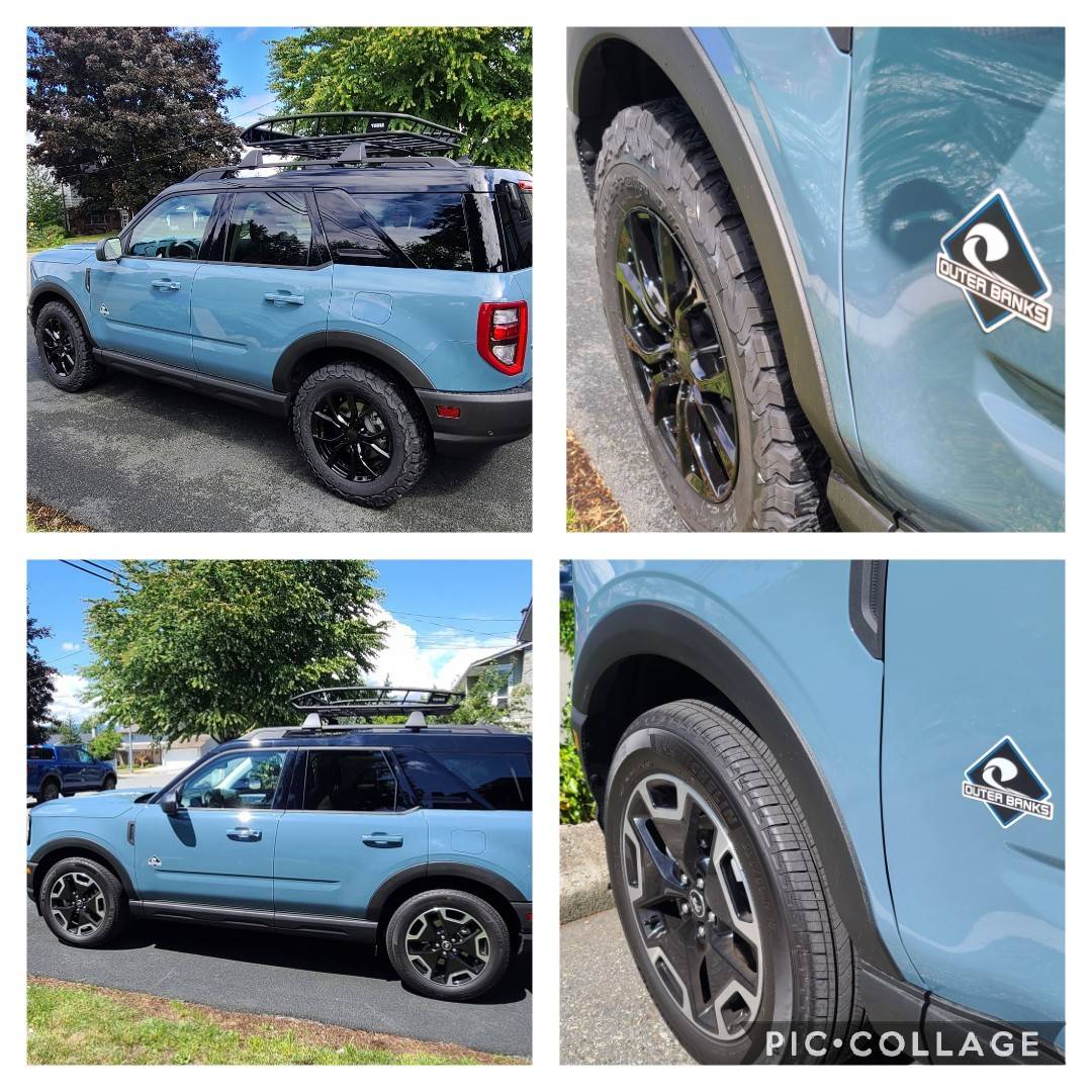 Ford Bronco Sport Bronco Sport Outer Banks with new wheels and tires 7cdd3bdd-671d-440c-a874-d1cbaef32cd4