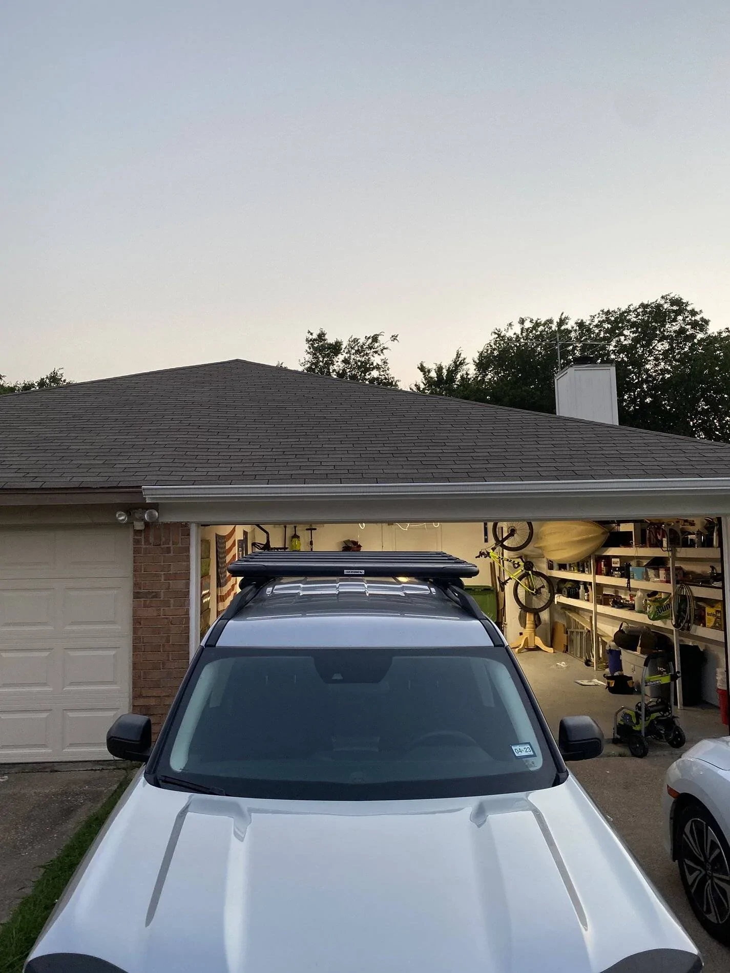 Ford Bronco Sport Go Rhino SRM 500 platform roof rack installed BC298236-C3C3-4346-AE52-3912D72FA2C0