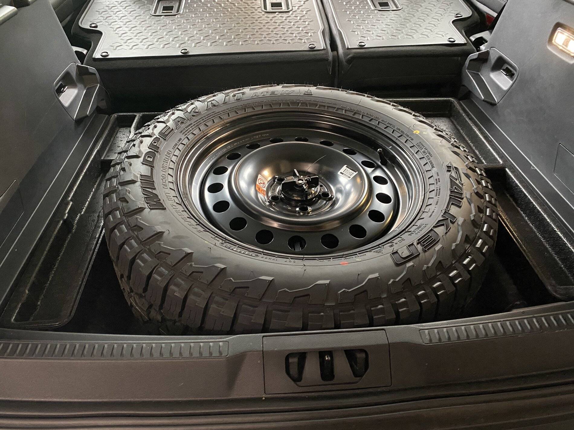 Ford Bronco Sport Does a 245/65/17 tire fits in spare compartment? 081548E0-5A1F-49C6-A5B3-02A2273837C4