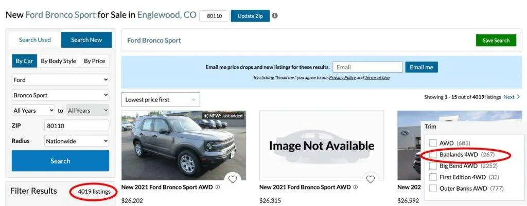 Ford Bronco Sport Interesting rumor - Badlands trim dropped Bronco-Sport-Badlands-search-1024x402
