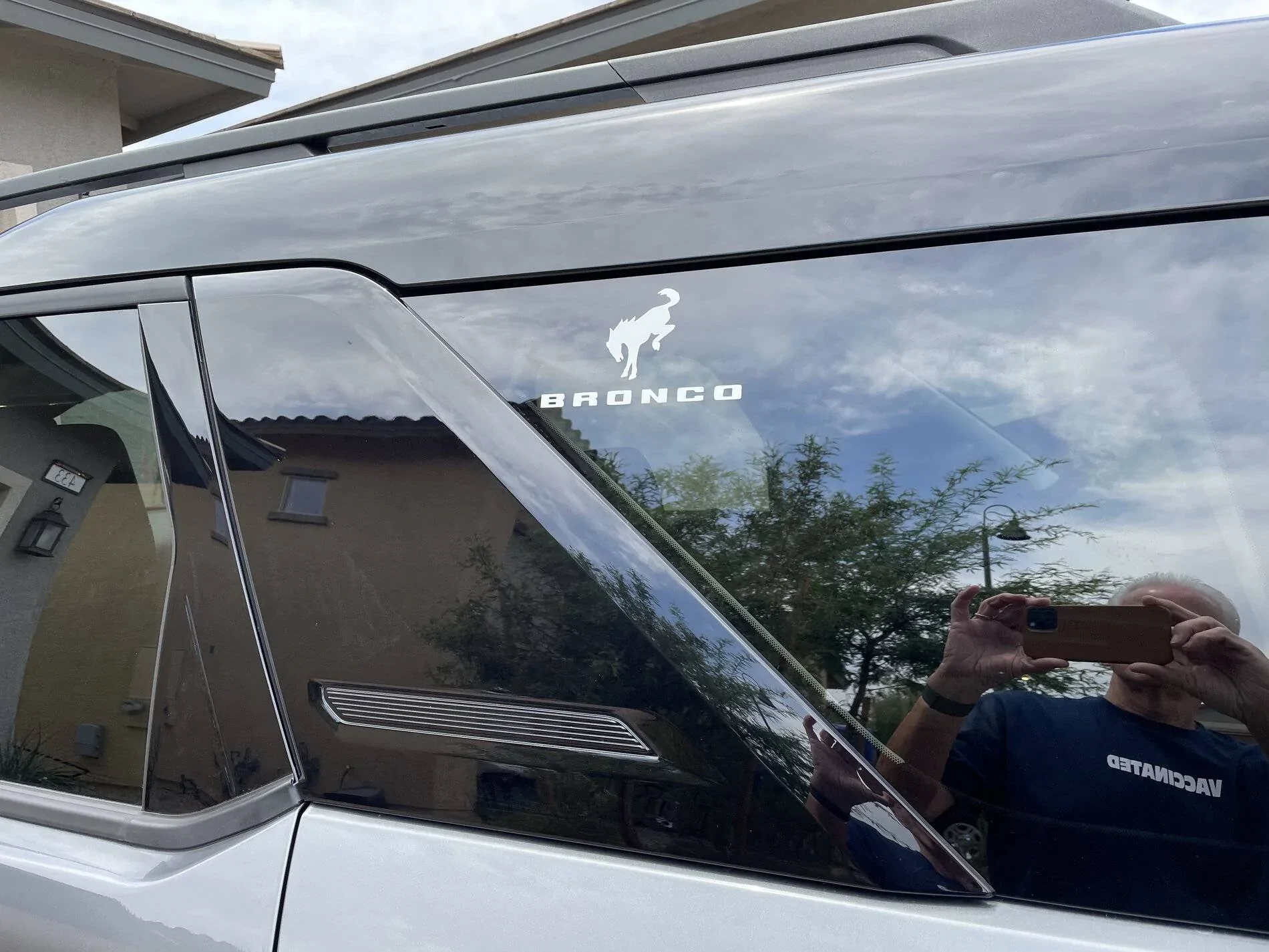 Ford Bronco Sport Added pillar decals IMG_6032