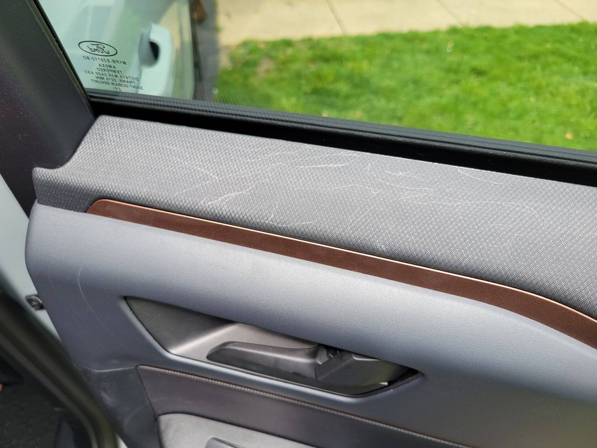 Ford Bronco Sport Interior door panel easily scratches 185667280_1517647785072190_7471041852680364943_n