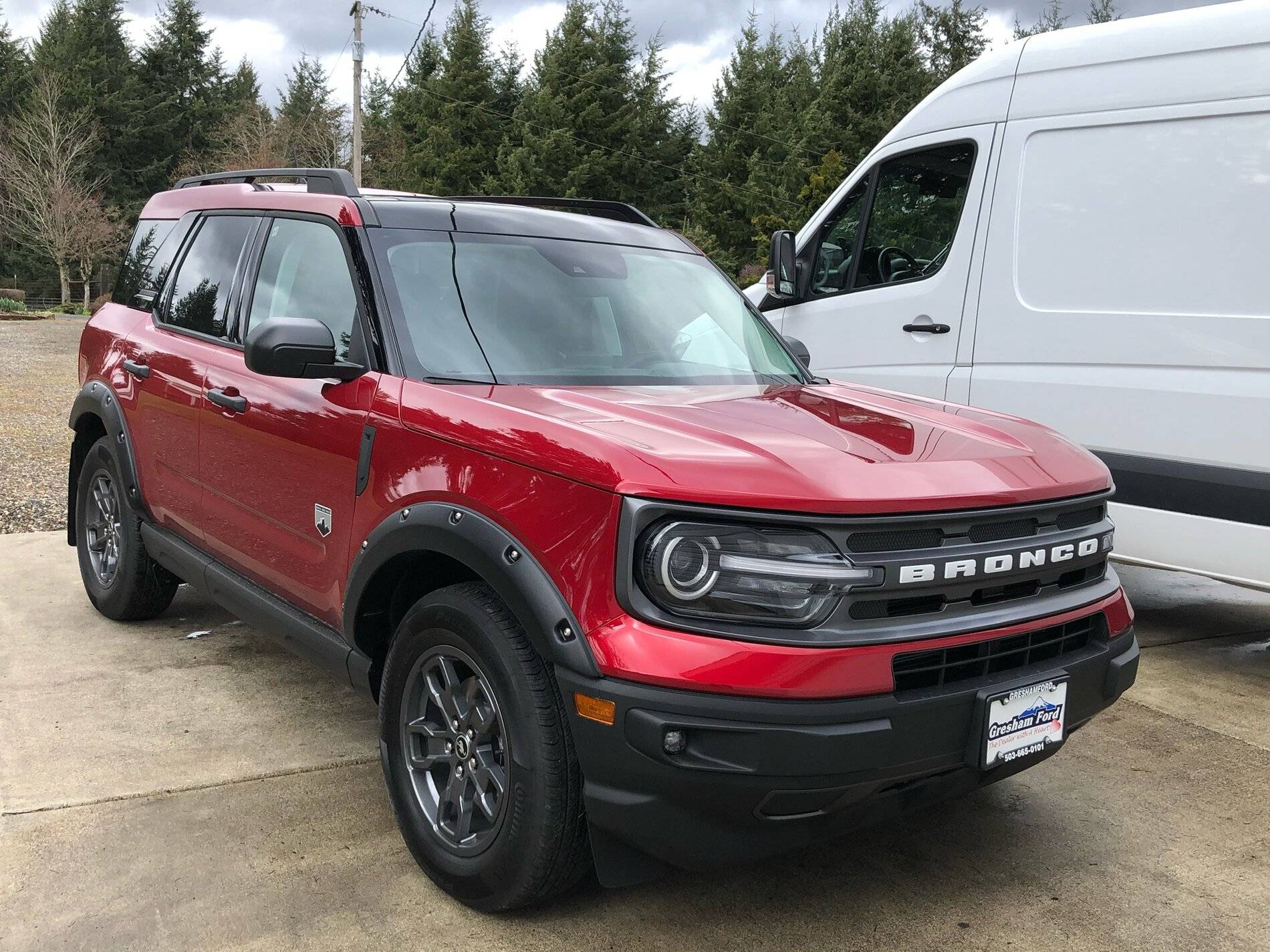 Ford Bronco Sport Front splash guards & fender flairs AA837296-BF6C-4721-B458-53EAADD20497