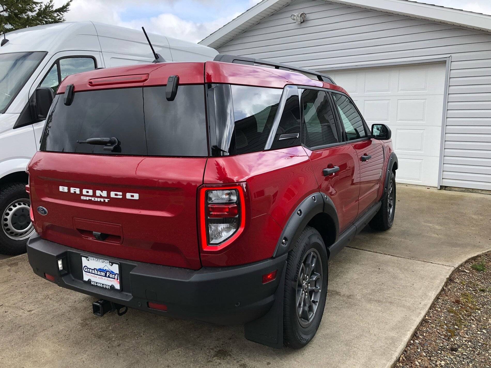 Ford Bronco Sport Front splash guards & fender flairs 01295489-31E3-4467-A6BF-D676C0C93CAB