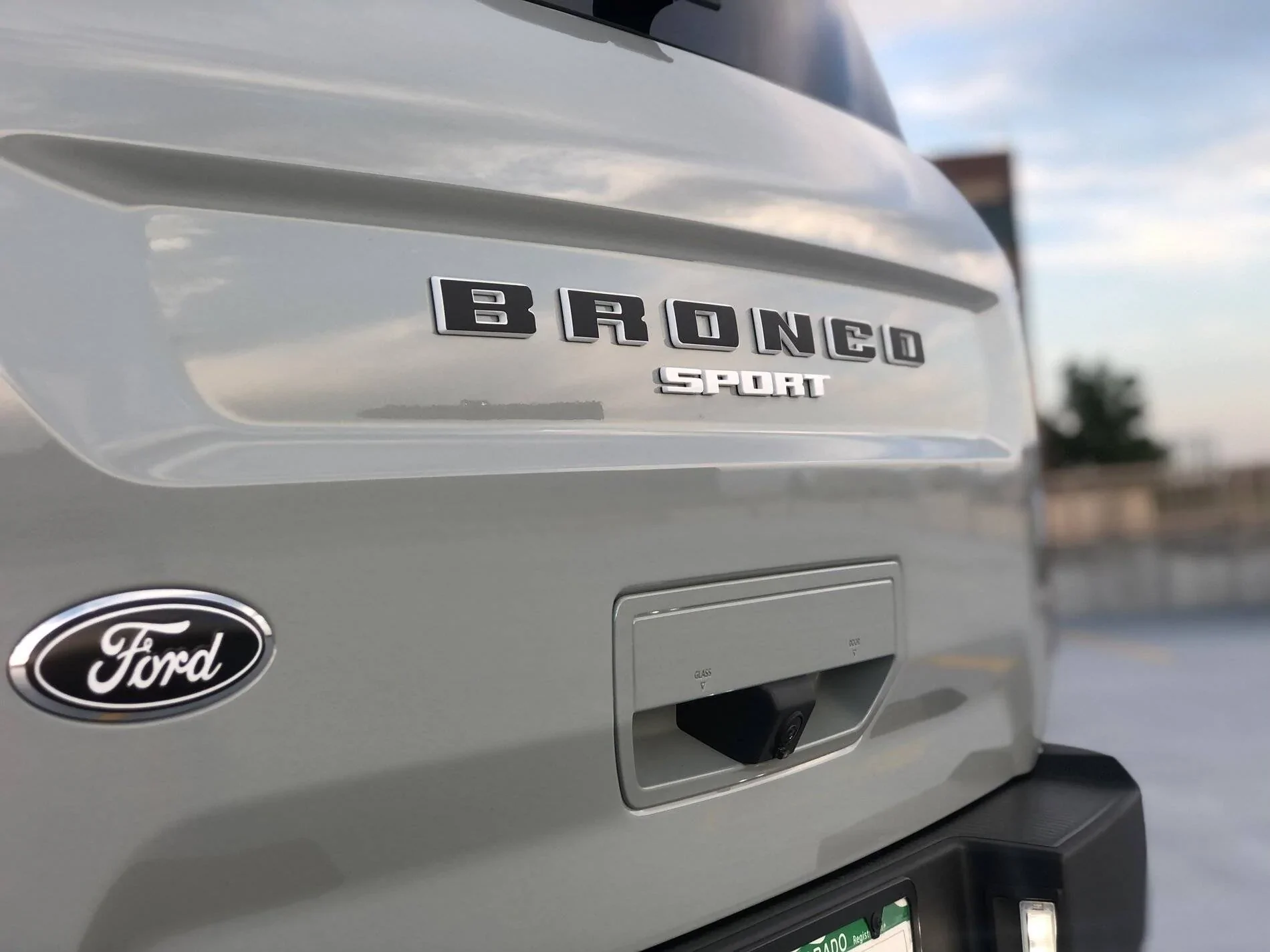 Ford Bronco Sport Ford Rear Emblem Custom Overlay C2E54A15-7C4F-44DB-9898-183544032AC4