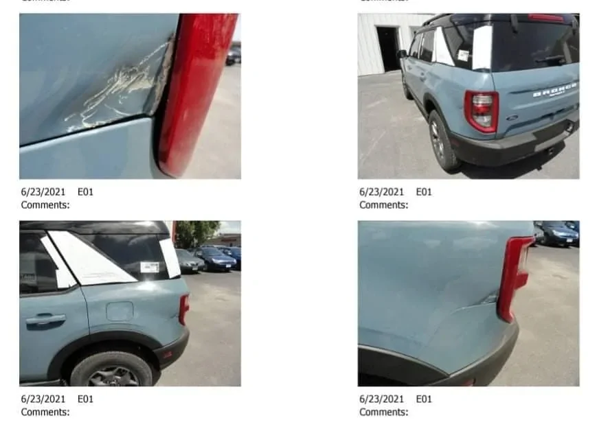 Ford Bronco Sport Bronco sport badlands arrives damaged 4B06B7D1-B696-499D-96FF-21F16FC1826A