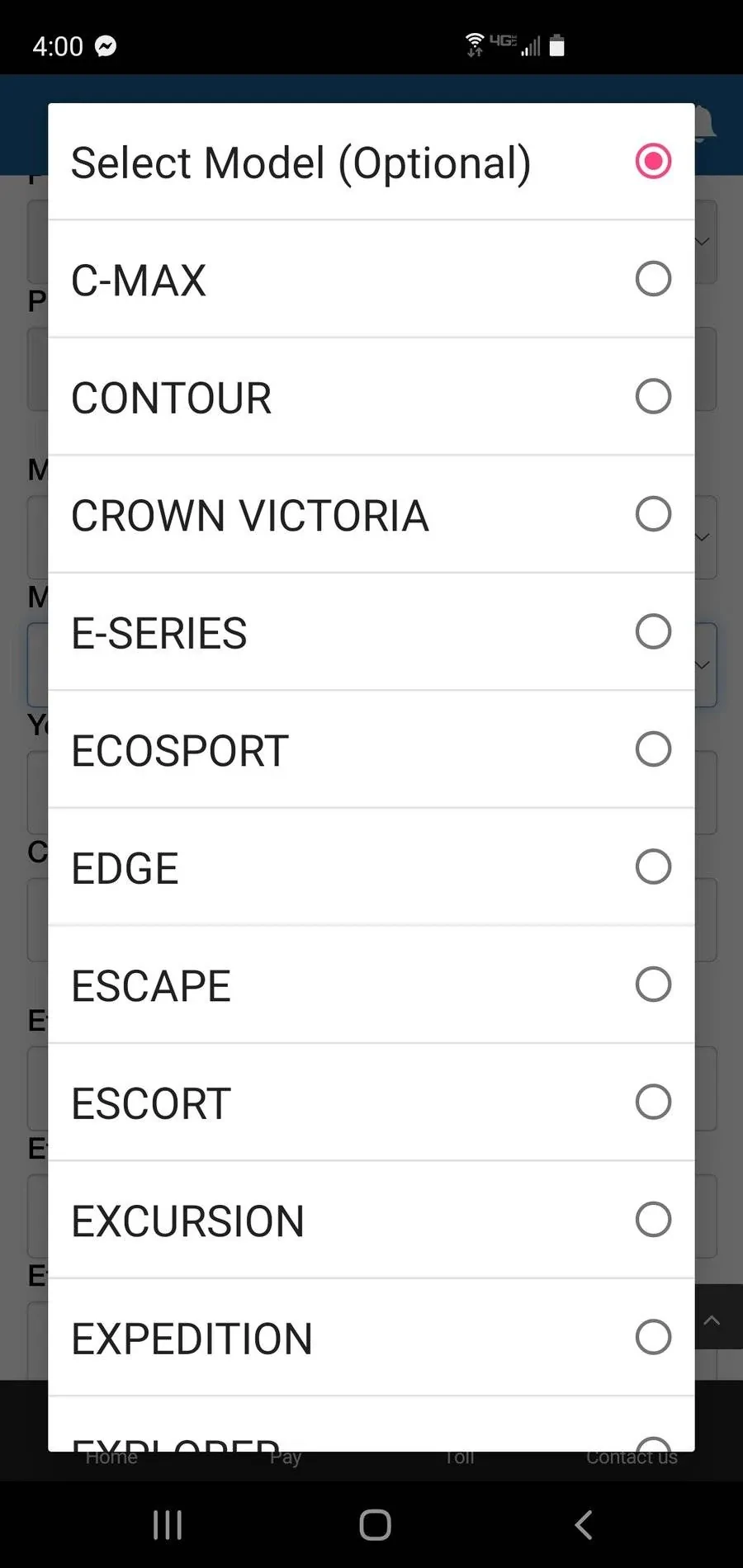 Ford Bronco Sport Bronco Sport not in E-Z Pass Vehicle List Screenshot_20210628-160043_SunPass