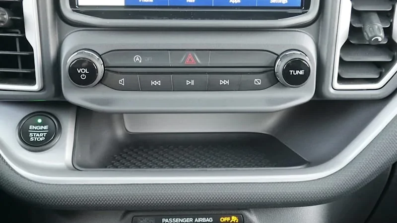 Ford Bronco Sport Bronco Sport interior storage review - "it's like an REI in here" 2021-Ford-Bronco-Sport-interior-dash-tray