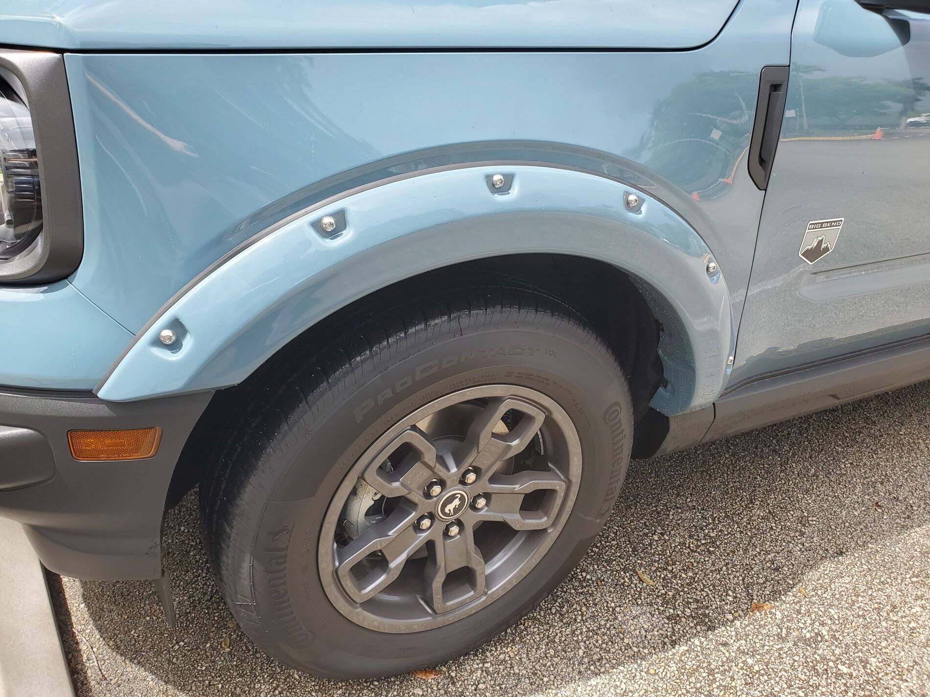 Ford Bronco Sport Just installed painted fender flares II 20210629_111517