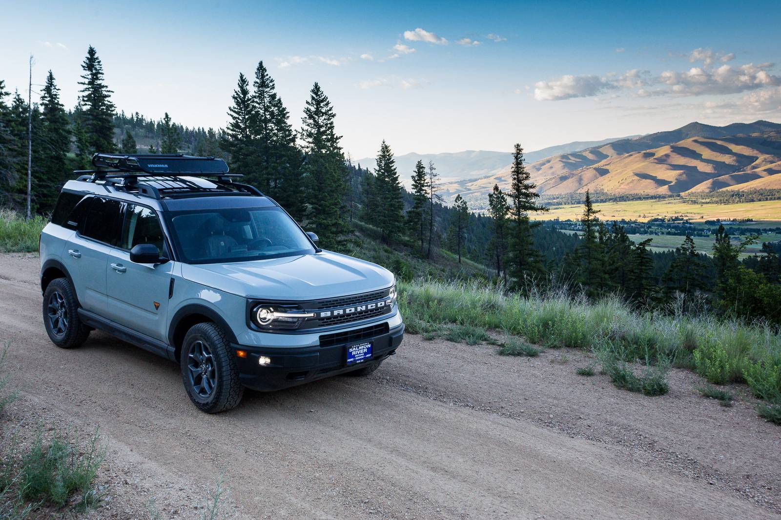 Ford Bronco Sport Post your crossbar/basket/rack combo photos! 20210626_BroncoSport_McClainCreek-21