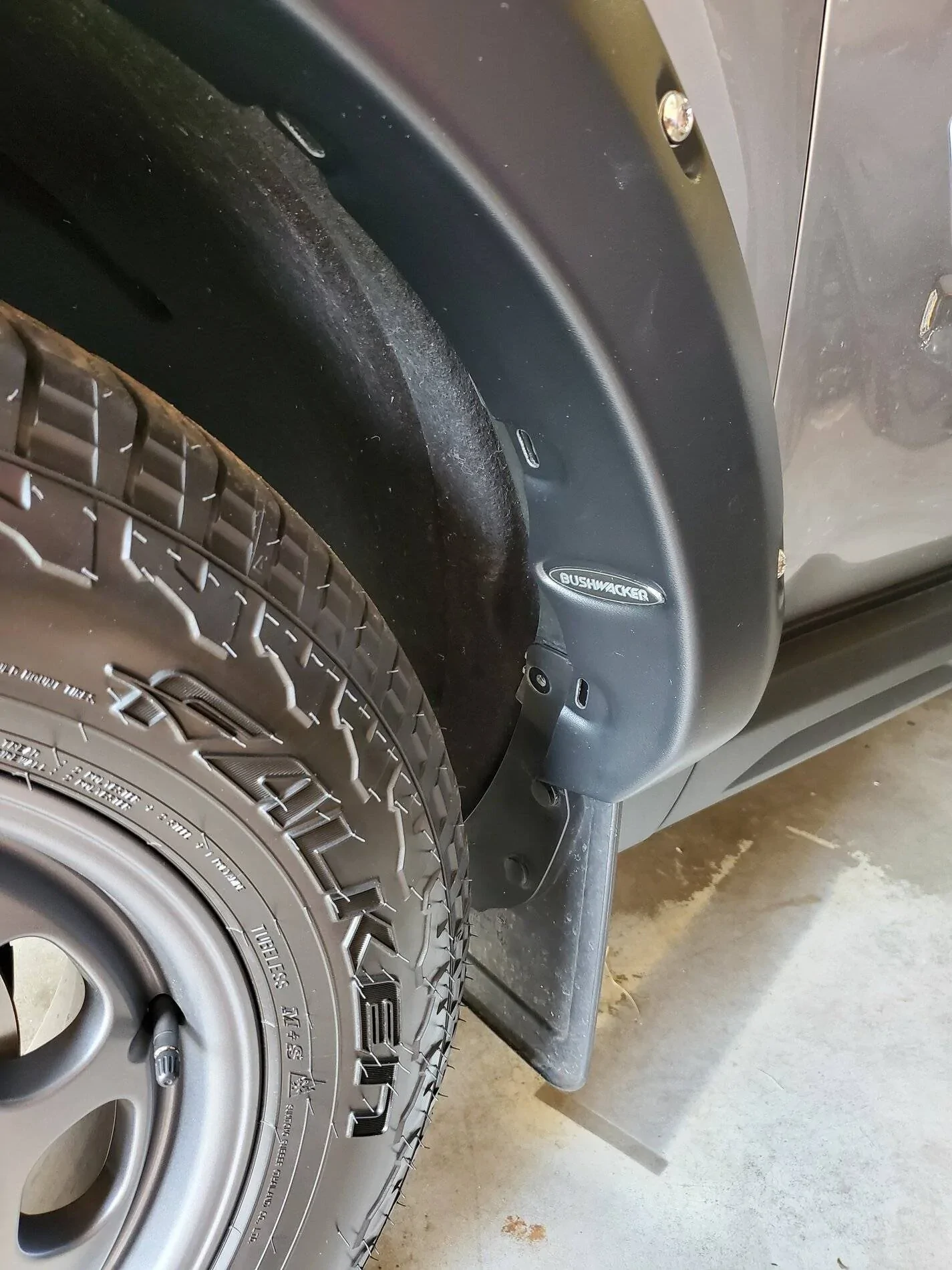 Ford Bronco Sport Front splash guards & fender flairs 20210705_142514