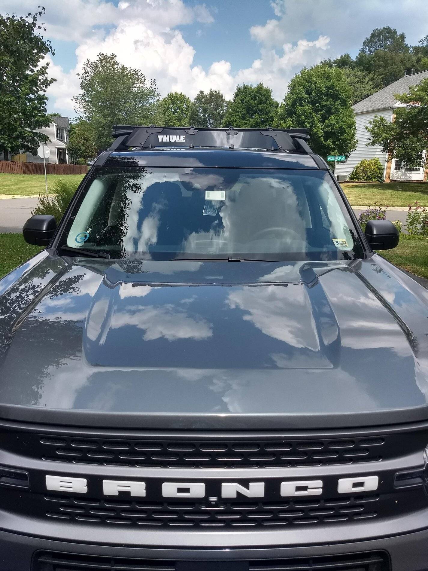 Ford Bronco Sport Thule AirScreen XT 44'' installed IMG_20210711_152549840_HDR