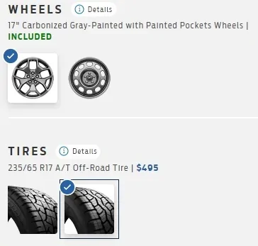 Ford Bronco Sport Any regrets or recommendations? Wheel Tire Option