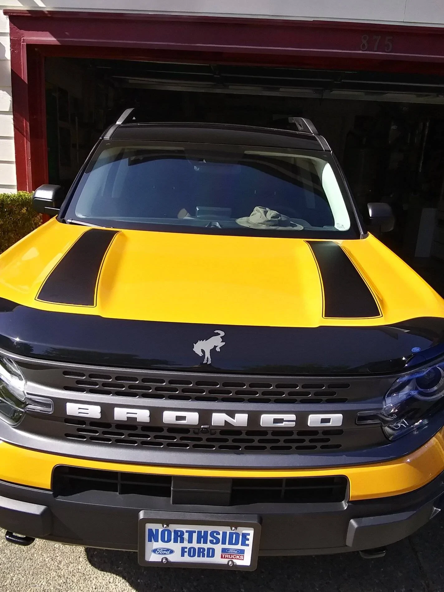 Ford Bronco Sport Blinding glare off windshield 20210515_163529_HDR