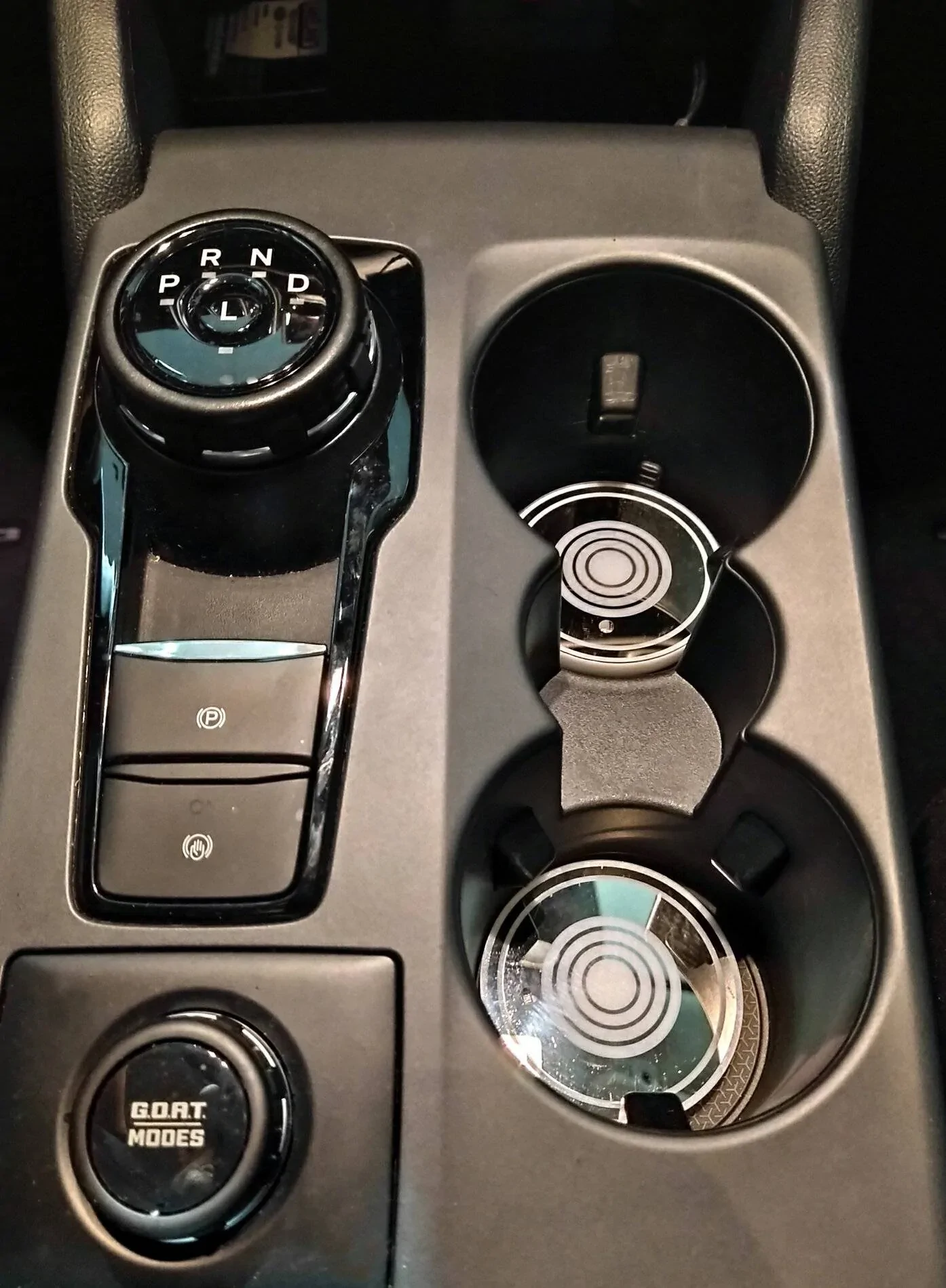 Ford Bronco Sport Cup holder insert. A