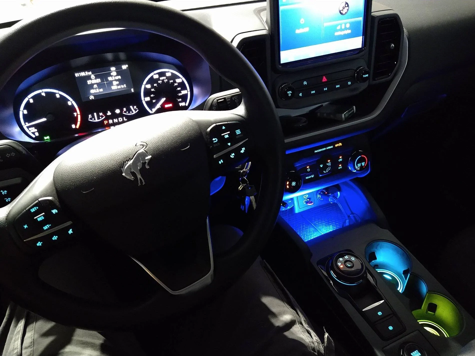 Ford Bronco Sport Cup holder insert. C