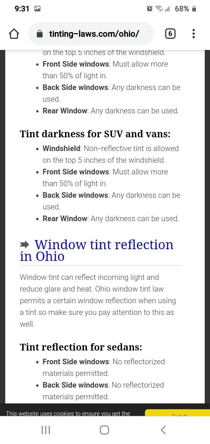 Ford Bronco Sport Tell me about your tint Screenshot_20210715-213146_Chrom