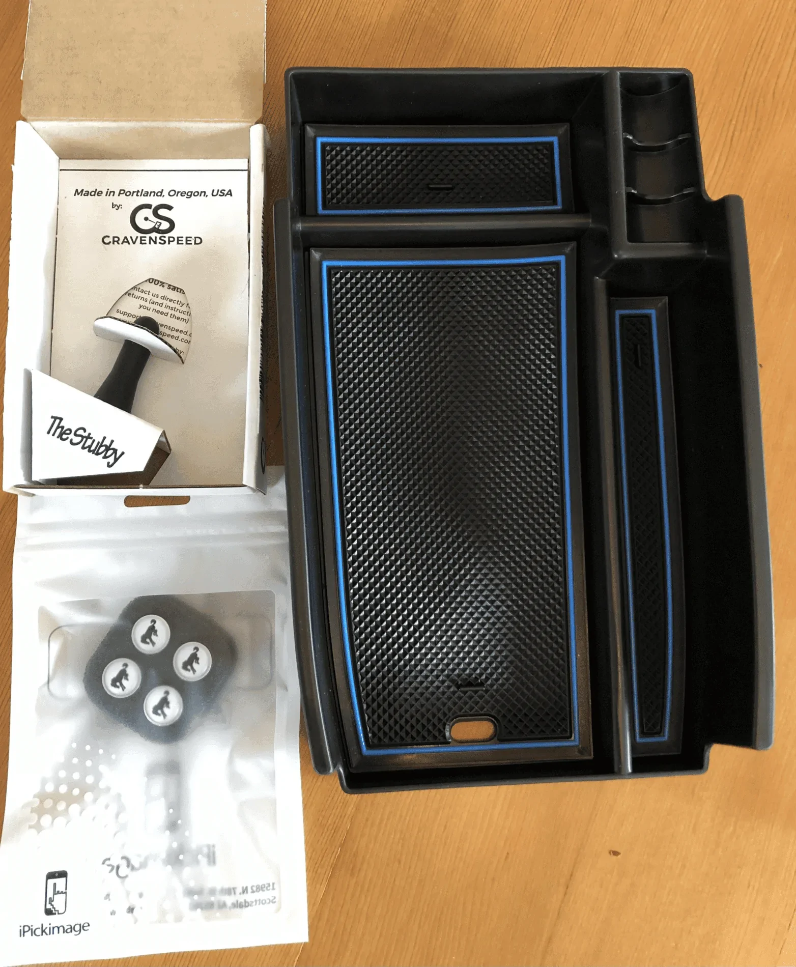 Ford Bronco Sport Stubby Antenna, Center console organizer and Bronco Valve stems, $40 1626889077179