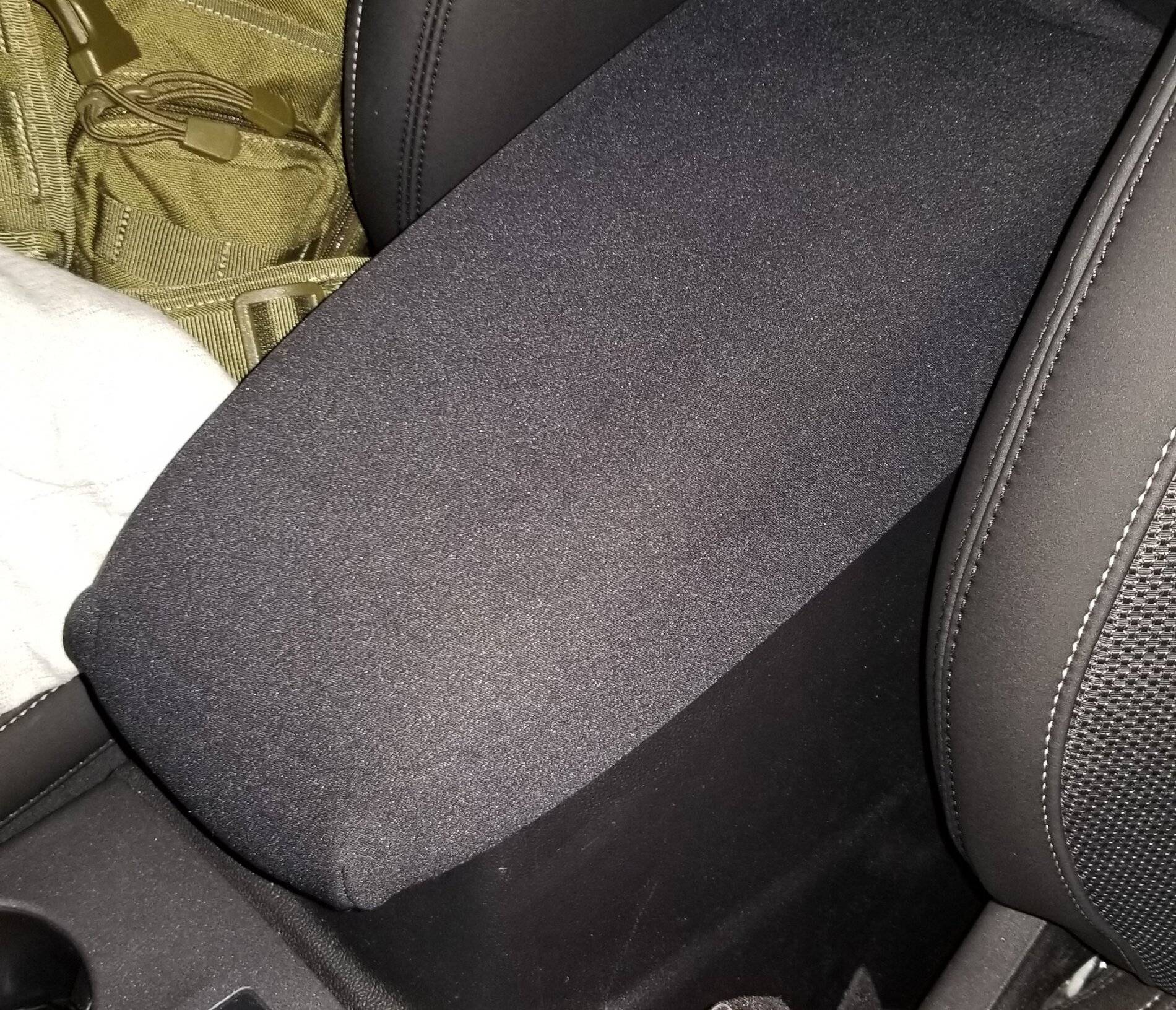 Ford Bronco Sport Anyone know of a center console armrest cover, preferably with bronco logo or Ford blue oval? 20210609_123612