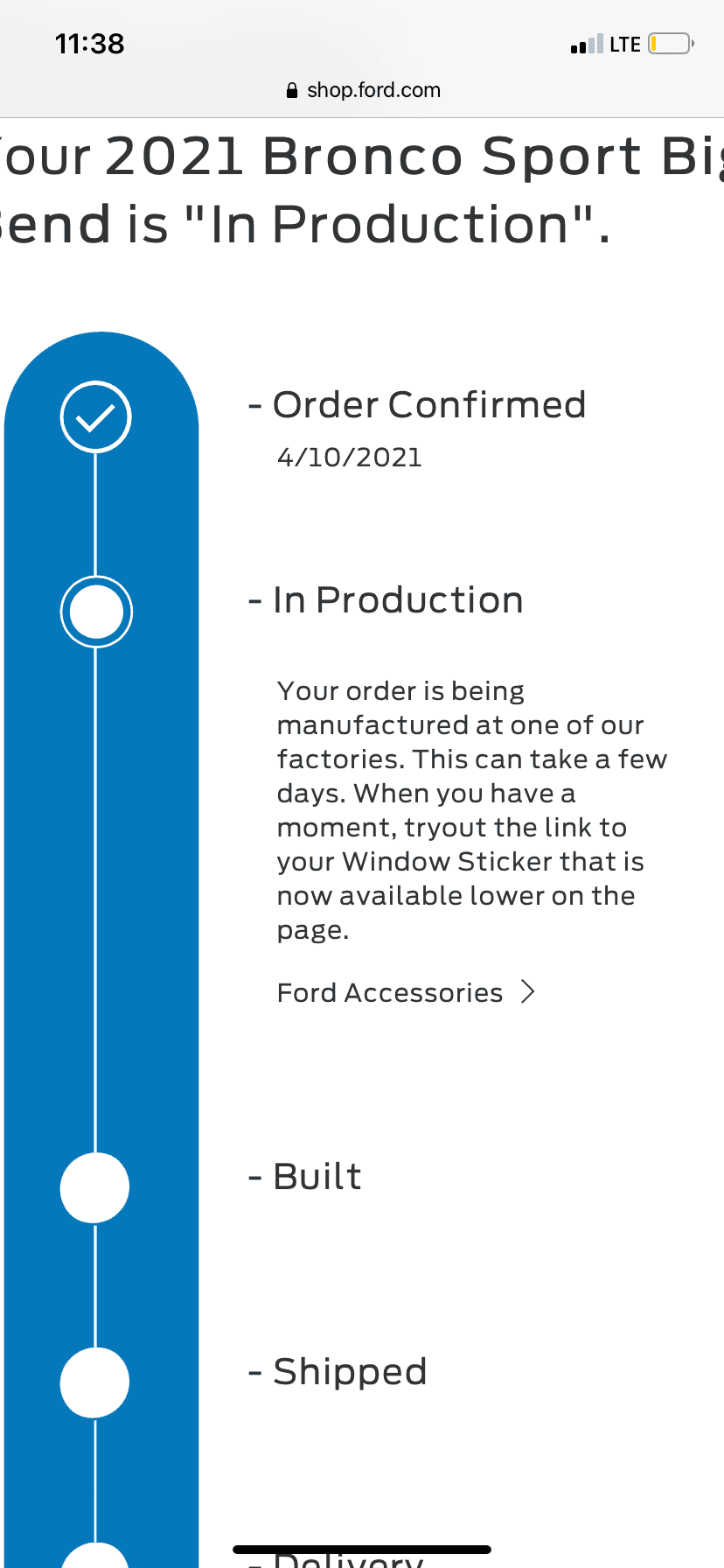 Ford Bronco Sport Waiting room F01319A1-7B09-4406-B80E-12728229A4A2