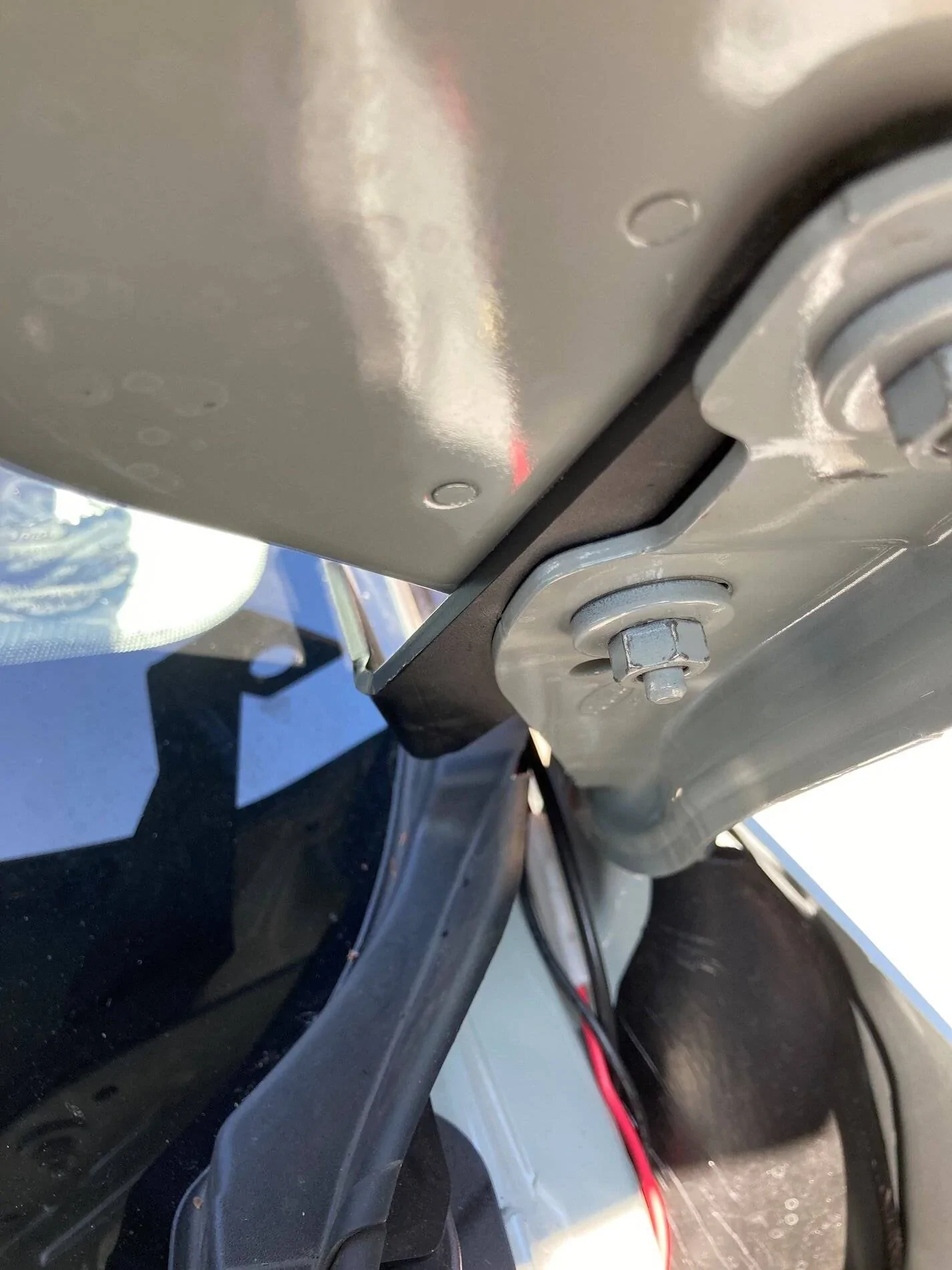 Ford Bronco Sport Transceiver Installation thread  (Ham, CB, GMRS). Radio unit and antenna installation on Bronco Sport Ford Ranger Lifts A Pillar bracket