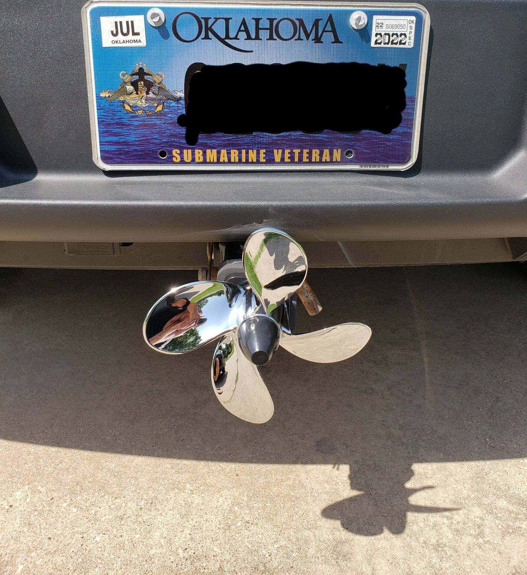 Ford Bronco Sport My new receiver hitch cover. 20210725_160103