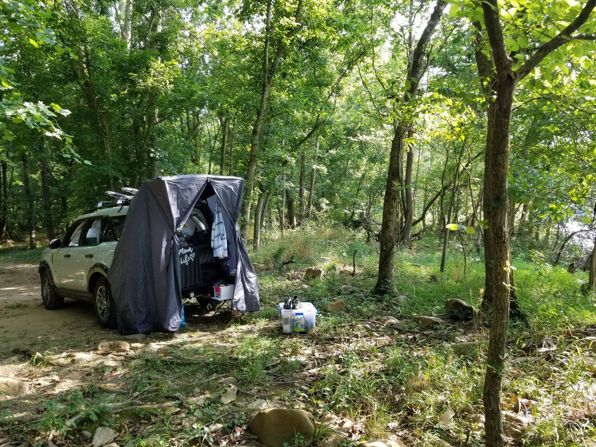 Ford Bronco Sport Camping with my bougie Bronco sport 20210722_163730