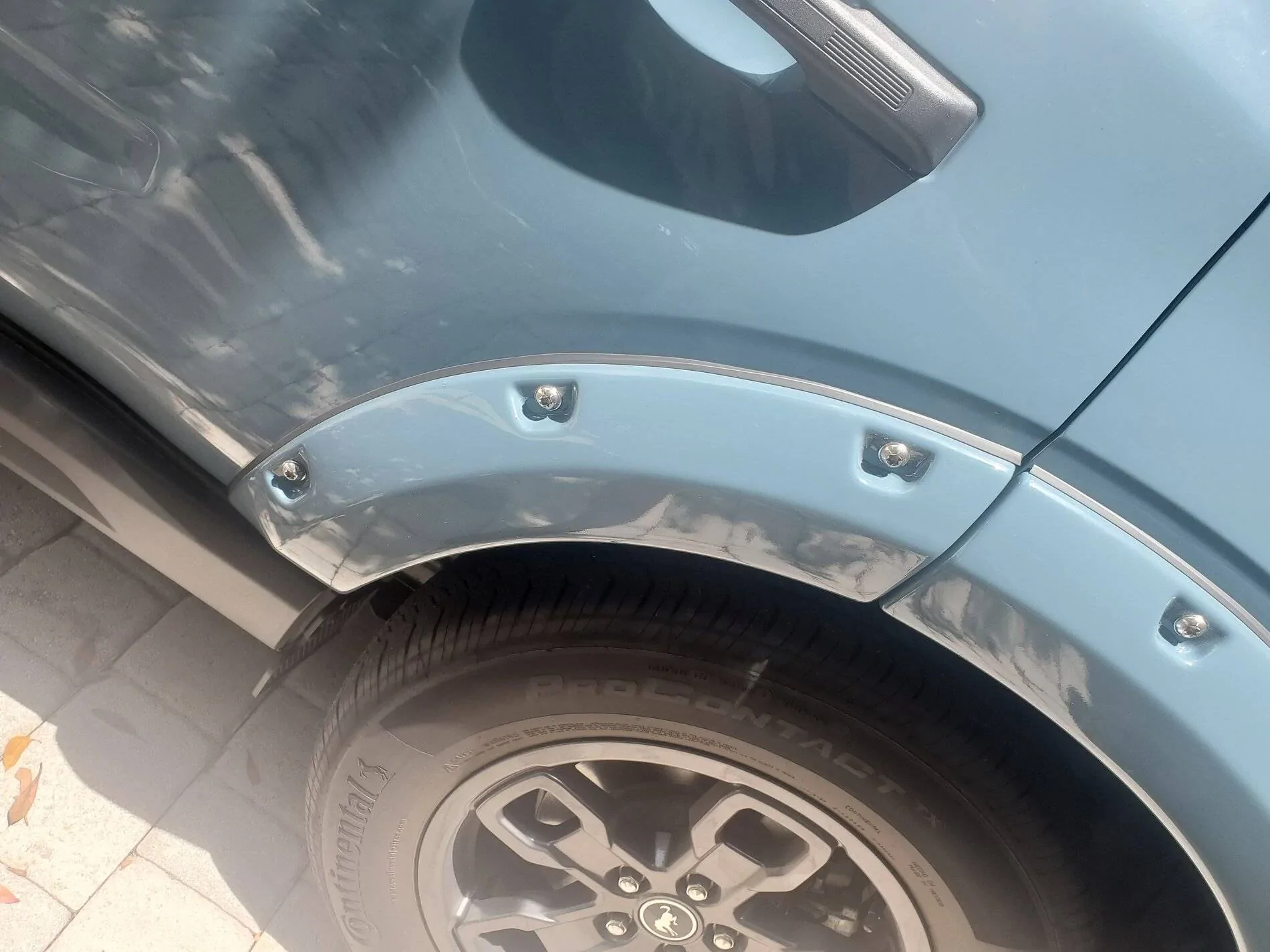 Ford Bronco Sport Just installed painted fender flares II 20210729_133152