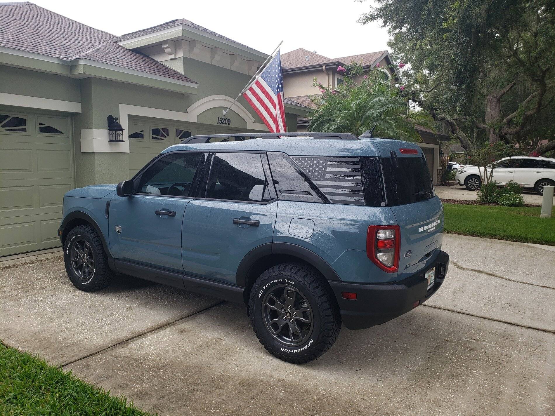 Ford Bronco Sport Got new tires - BFG All Terrain T/A KO2's in 245/65 x17" 20210729_162913