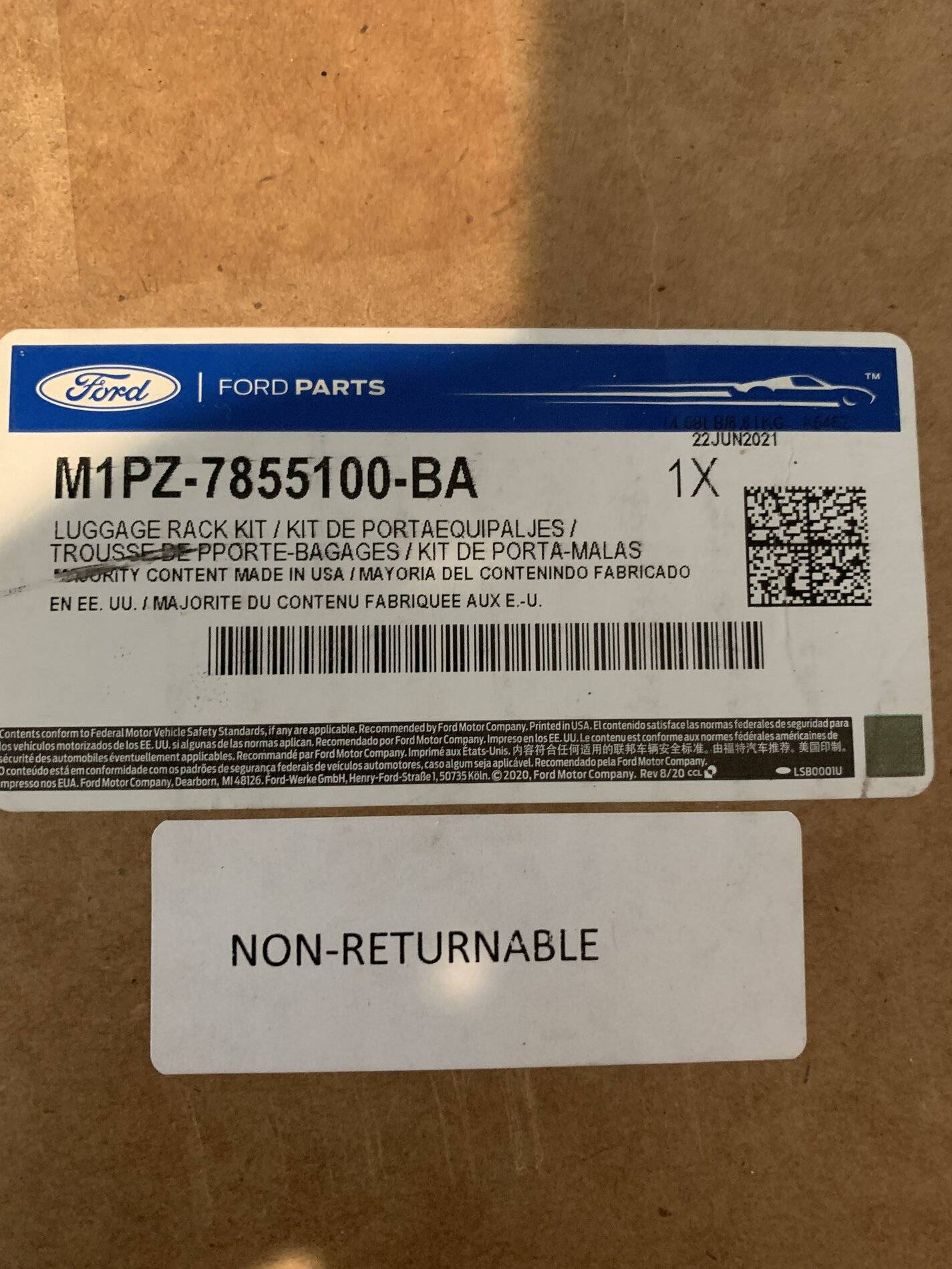 Ford Bronco Sport Badlands/FE Roof Rails $200.00 A0BEFF08-CEF7-4806-B699-49286D52BD3C