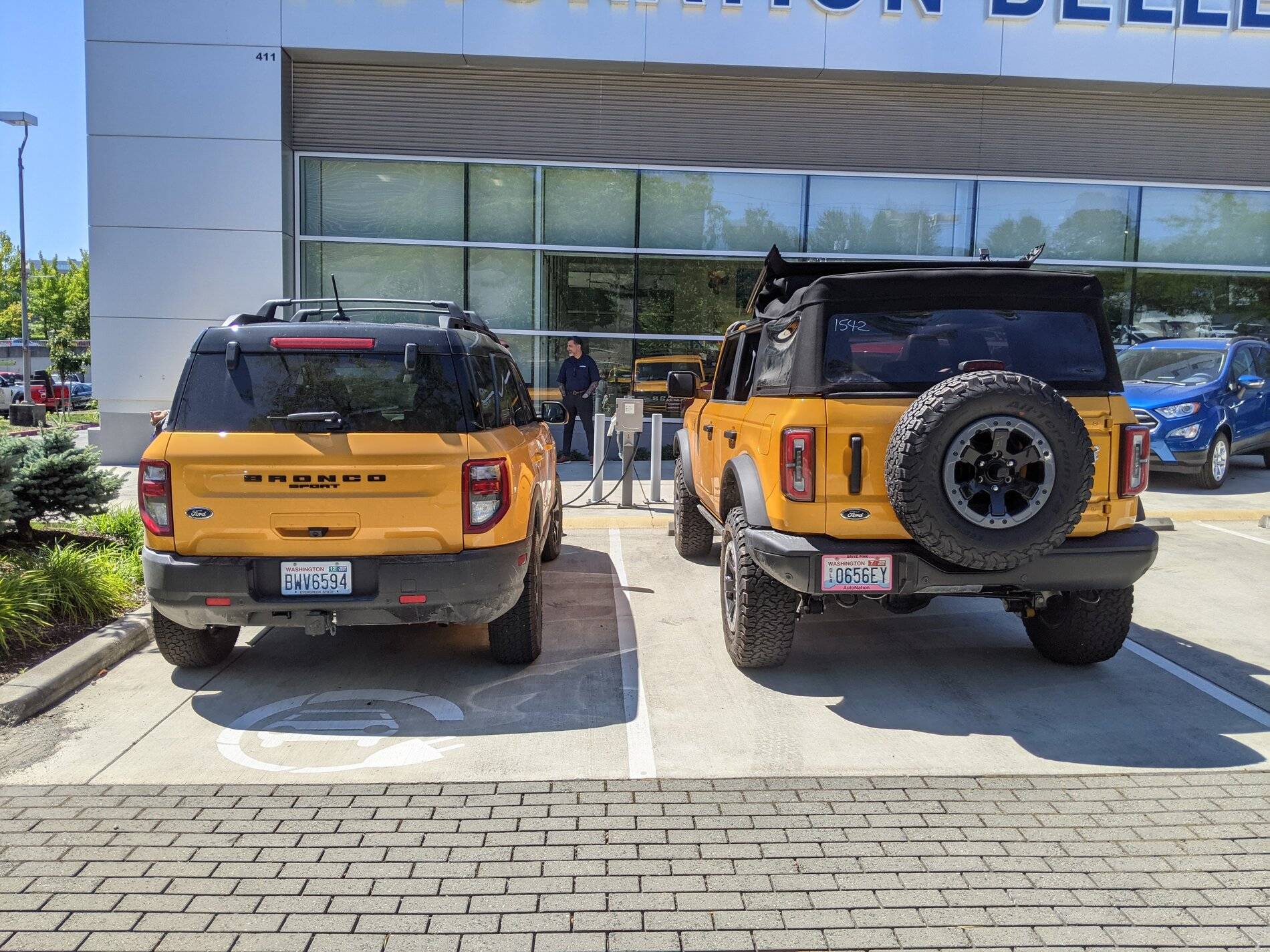 Ford Bronco Sport Saw the Big Brother in the wild today... PXL_20210724_211006282.MP