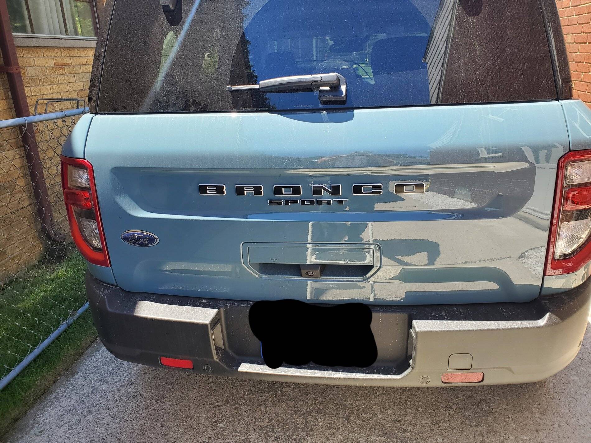 Ford Bronco Sport No letters on trunk deck lid 20210530_134443