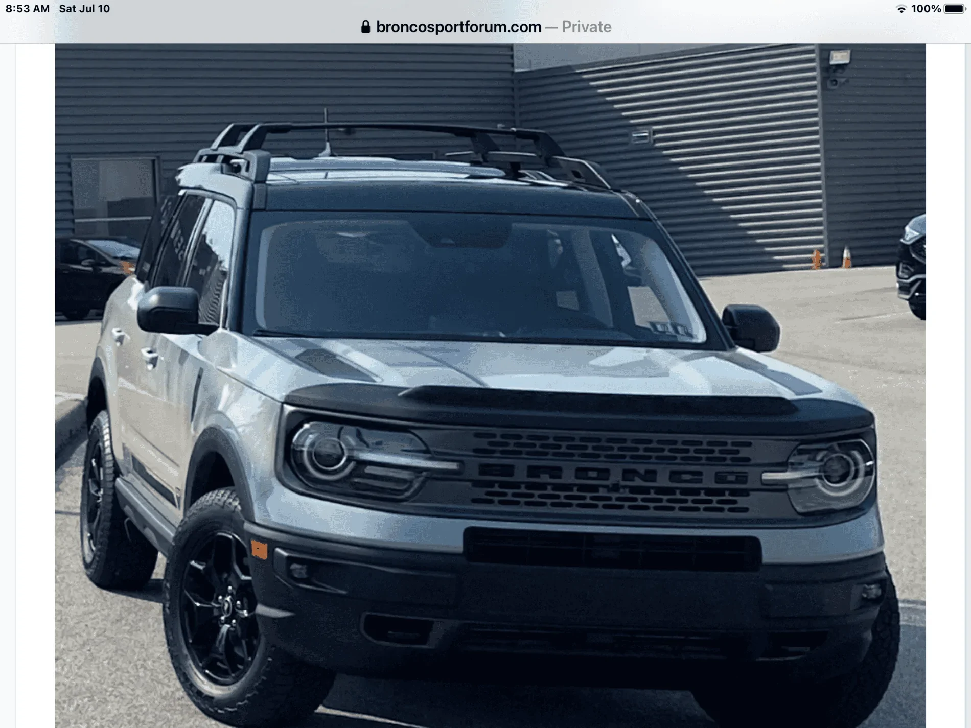 Ford Bronco Sport Anyone install Aeroskin Hood Protector on their Bronco Sport? BEE68512-4B58-40E2-89AD-FDBA58766B72