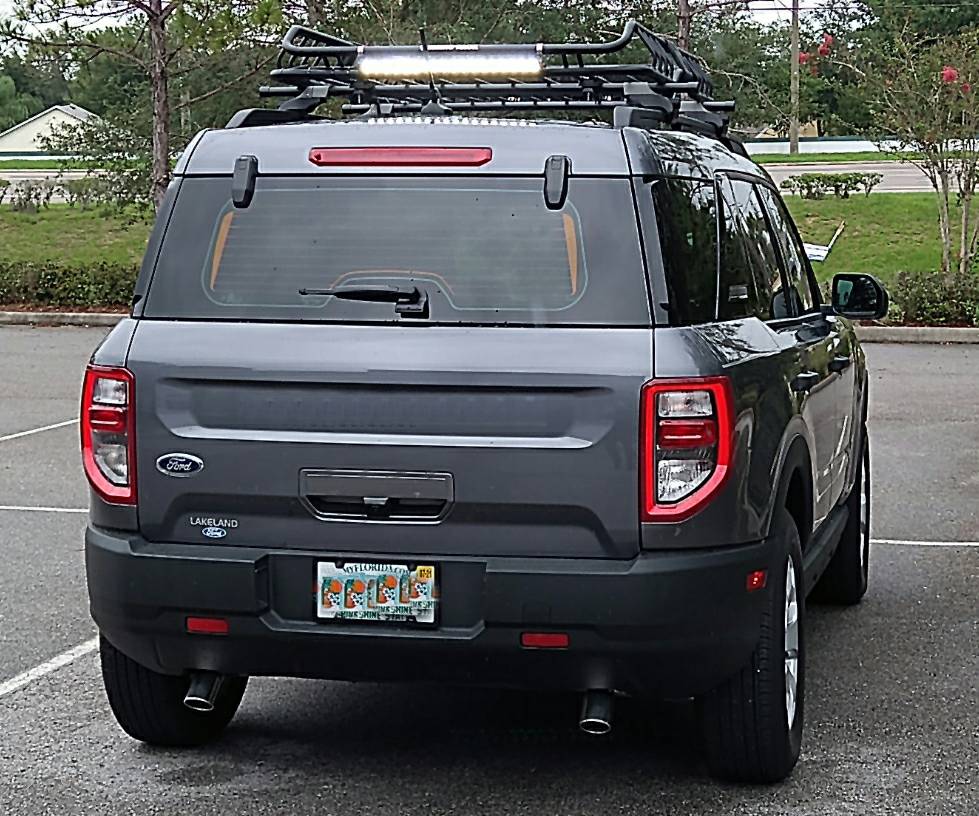 Ford Bronco Sport No letters on trunk deck lid 2A