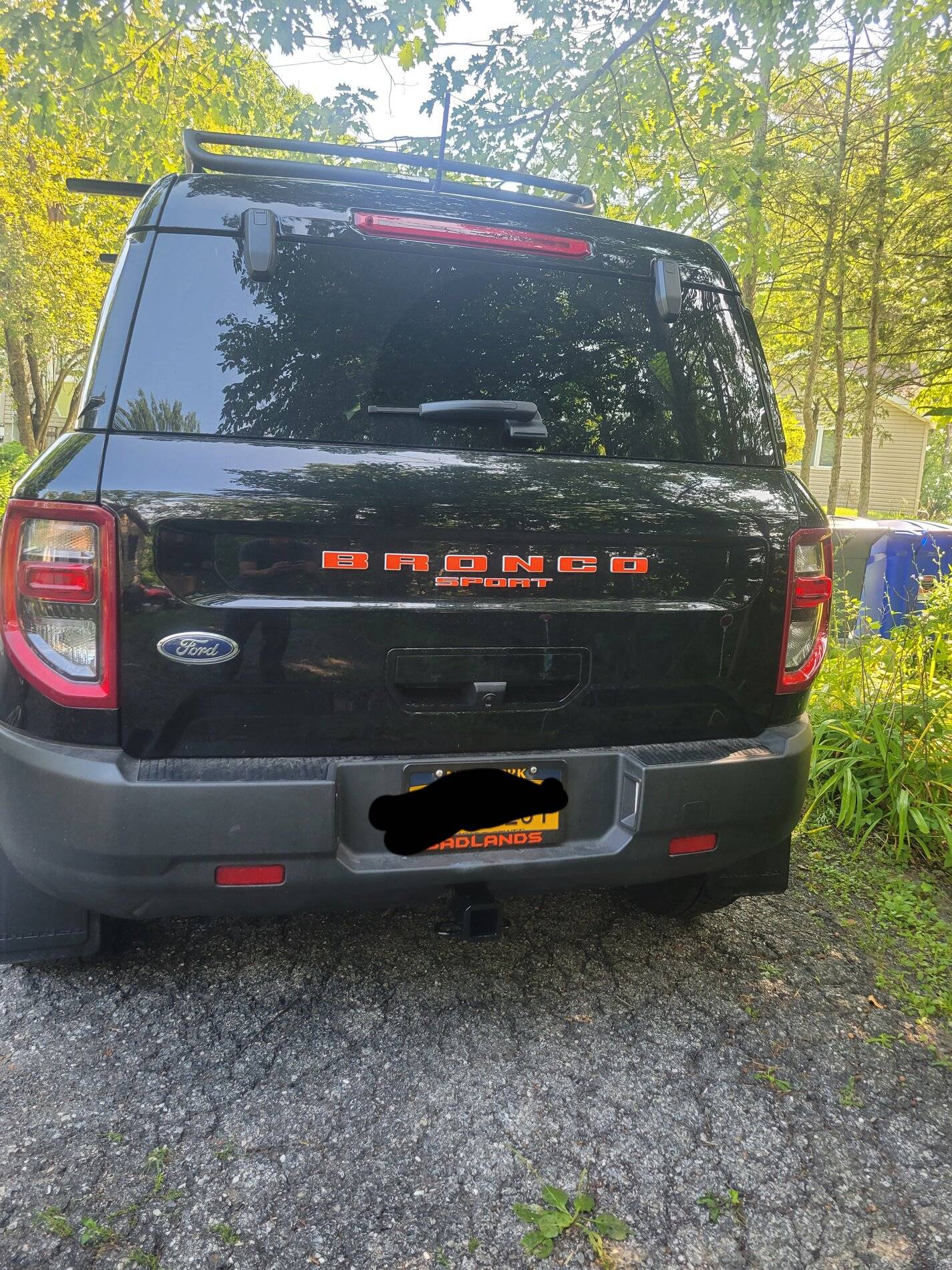 Ford Bronco Sport Curt Tow hitch installed 20210801_102733