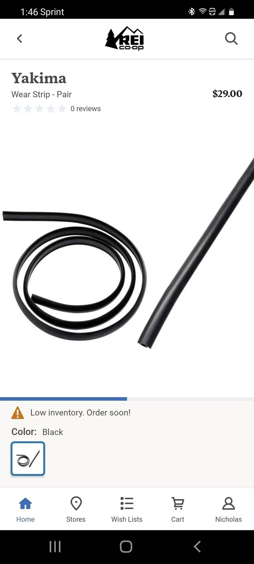 Ford Bronco Sport Yakima Bars on Badlands Mannequin = lotsa wind noise. Screenshot_20210802-134619_REI Co-o