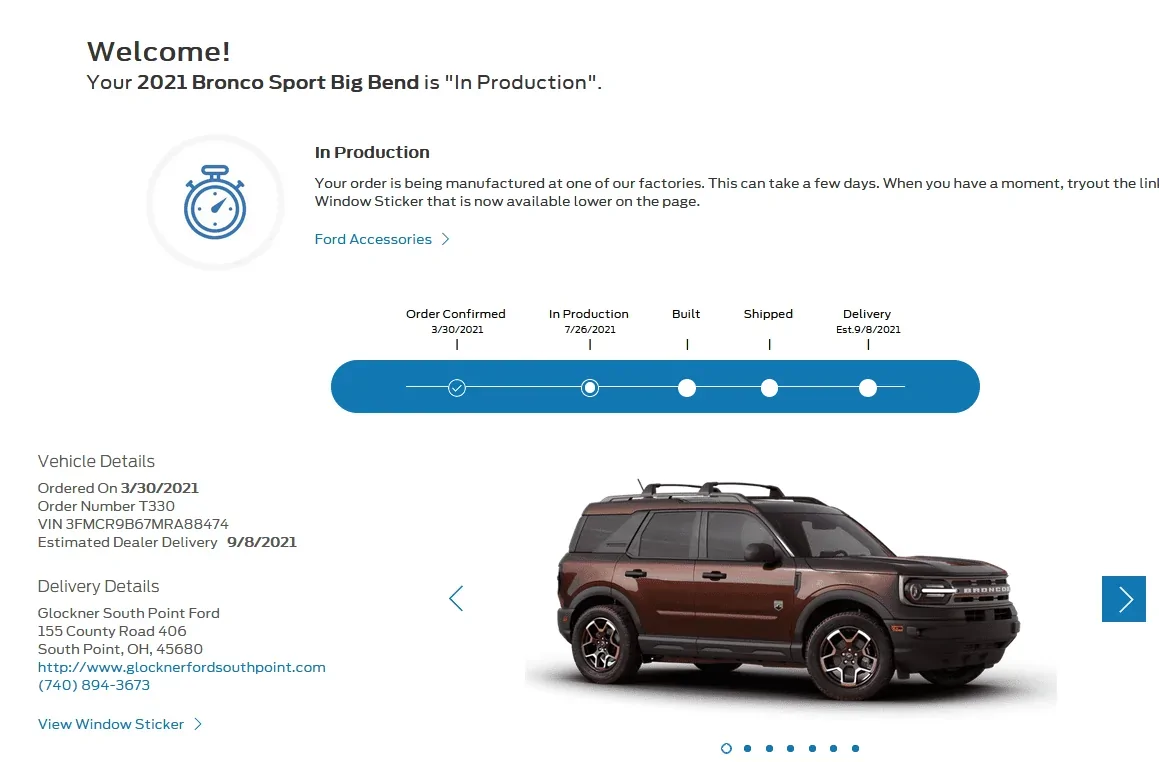 Ford Bronco Sport Waiting room 1628092918362