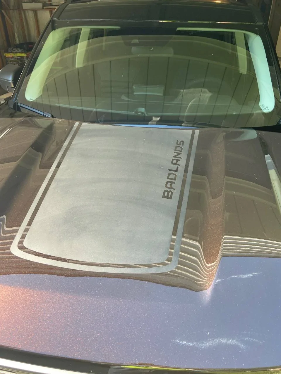 Ford Bronco Sport Did some things tonight - Hood decal and the hood protector. thumbnail_IMG_2855