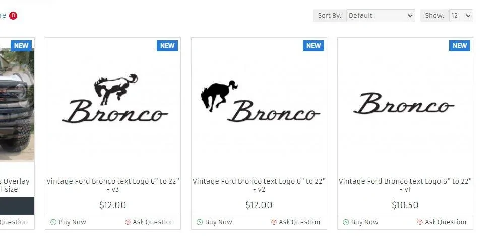 Ford Bronco Sport Idea for vintage Bronco Sport badge decals sc