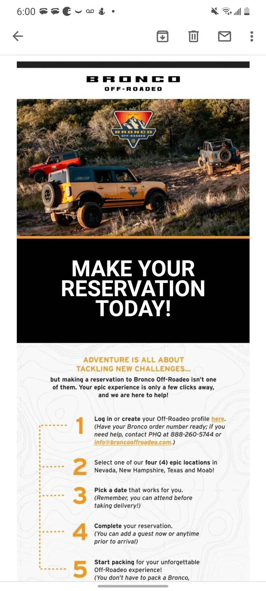 Ford Bronco Sport Having trouble registering for the Bronco Off Roadeo Screenshot_20210813-180011_Gmail