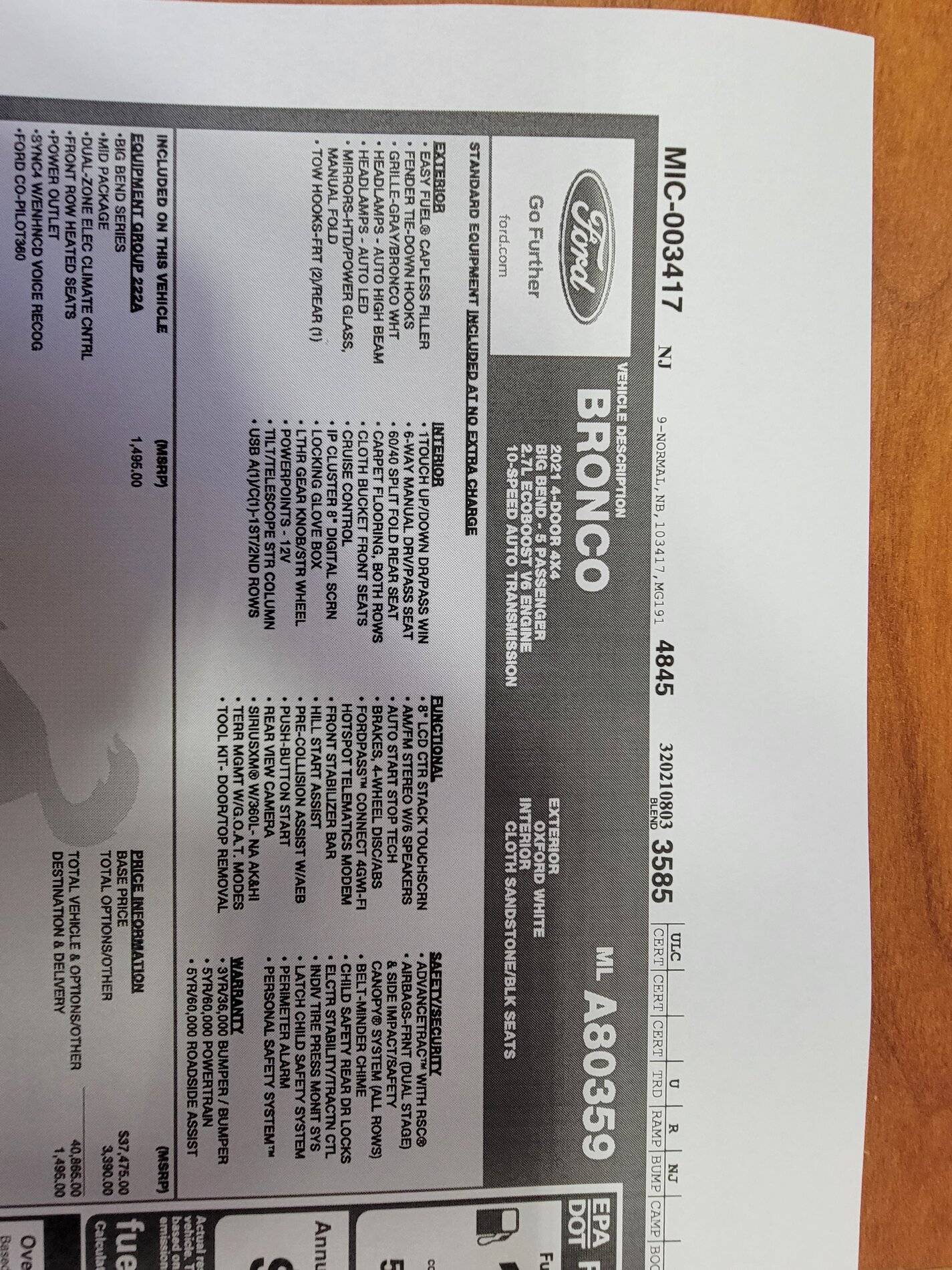 Ford Bronco Sport Bronco Sport Outer Banks and Bronco Big Bend Available 20210819_163402