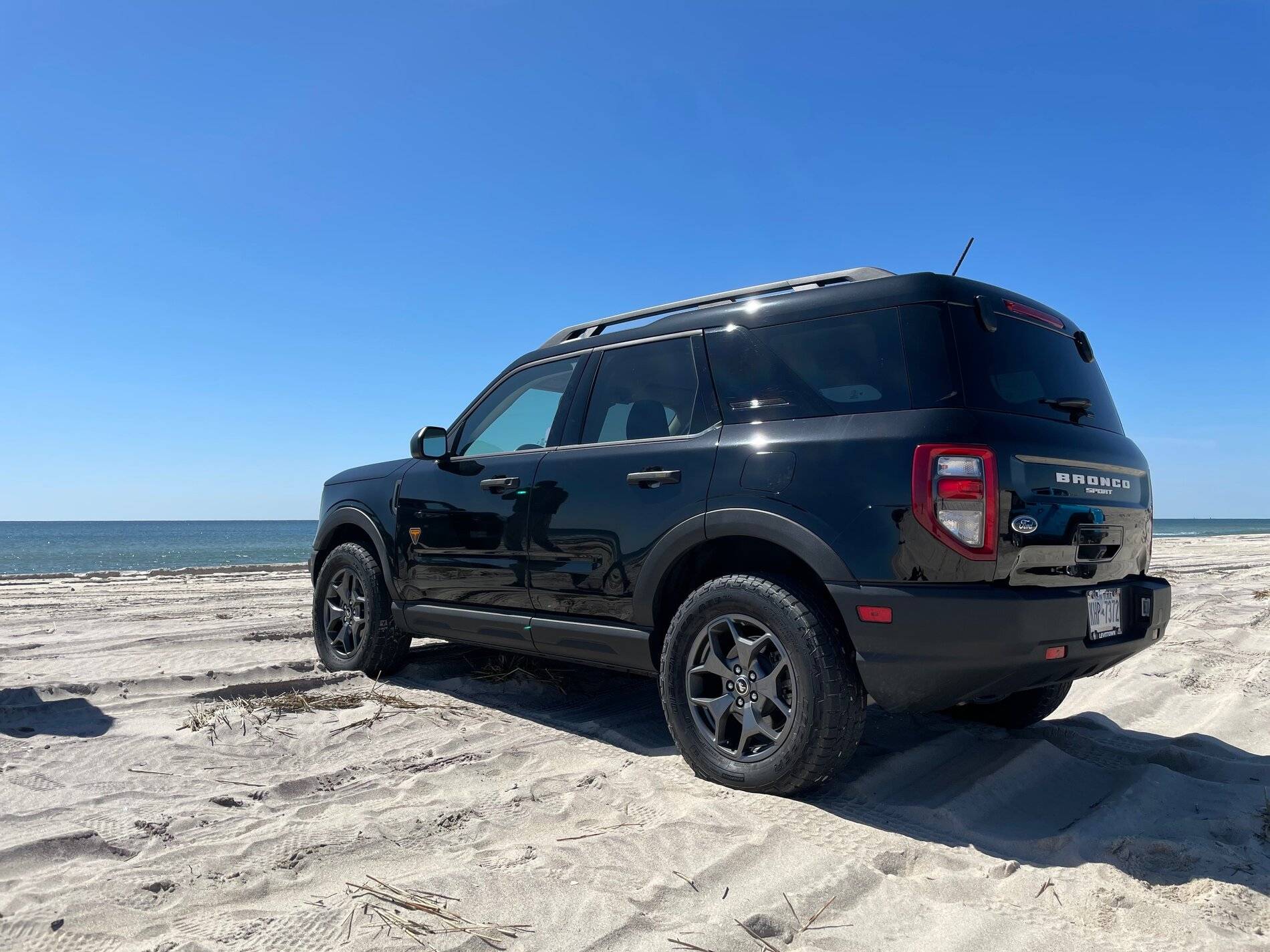 Ford Bronco Sport Tire Decisions 235s vs 245s LeBronco on the beach