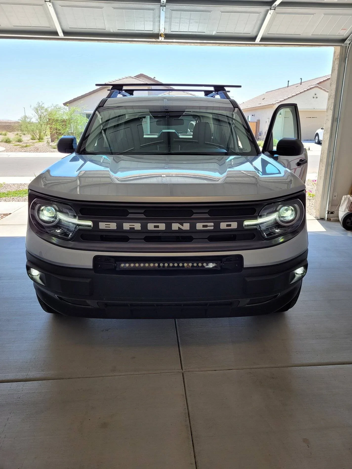 Ford Bronco Sport Installed the Rough Country 20 inch LED Bumper Light Bar 20210823_125049