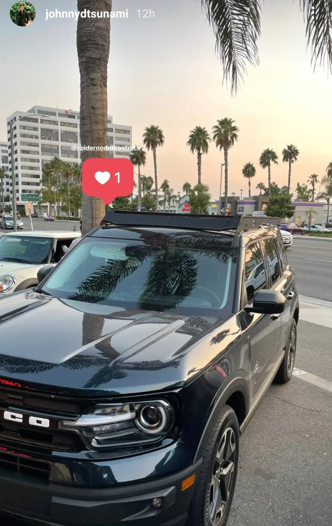 Ford Bronco Sport Spider No Drill Roof Rack - low profile Screenshot_20210824-074658_Instagram