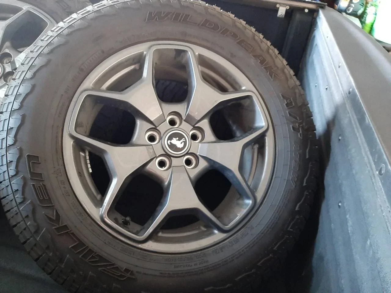 Ford Bronco Sport Selling 17” Carbonized Gray-Painted with Falken AT 235/65/17 WheelTir
