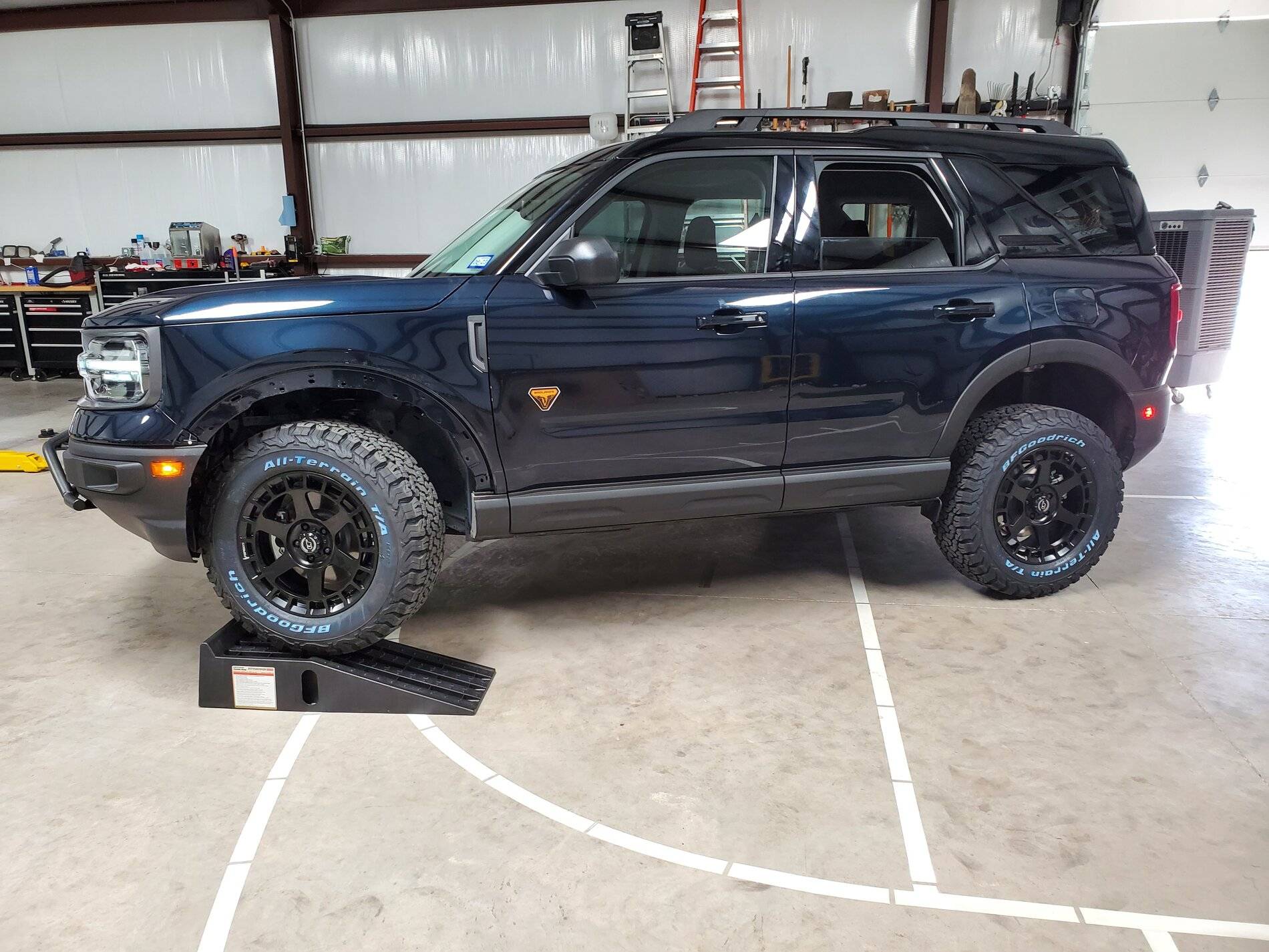 Ford Bronco Sport Lifted Alto Blue Badlands Bronco Sport Build 20210813_164315