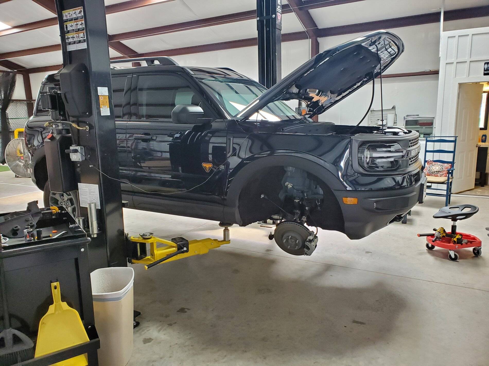 Ford Bronco Sport Lifted Alto Blue Badlands Bronco Sport Build 20210811_130453